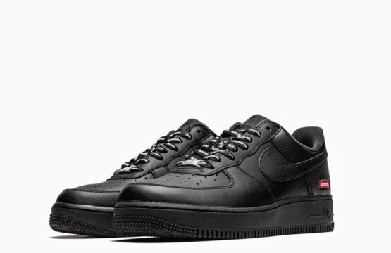 Nike Air Force 1 Supreme Jordan Supreme Box Logo Air Force 1 black Nike Supreme sneakers Lifestyle Nike sneakers