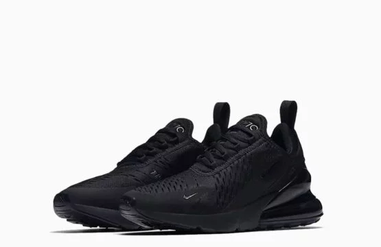 Nike Air Max 270 Triple Black Nike Air Max 270 Jordan Nike Air Max Triple Black Sneakers Nike All-Black Air Max Nike Air Max Men’s Shoes