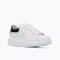 Alexander McQueen White Sneakers McQueen Oversized Sneakers Designer White Chunky Sneakers Alexander McQueen Leather Shoes Luxury White Sneakers