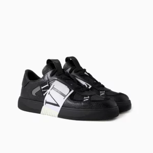 Valentino Garavani Black Sneakers Valentino Luxury Sneakers Valentino Leather Sneakers Men Designer Black Sneakers