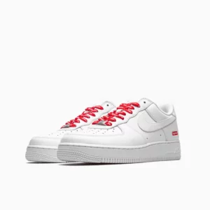 Nike Air Force 1 Supreme Jordan Supreme Box Logo Air Force 1 white Nike Supreme sneakers Lifestyle Nike sneakers Limited edition Air Force 1