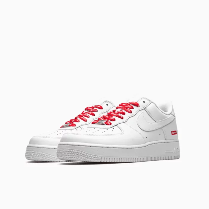 Nike Air Force 1 Supreme Jordan
Supreme Box Logo Air Force 1 white
Nike Supreme sneakers
Lifestyle Nike sneakers
Limited edition Air Force 1