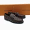 Louis Vuitton Brown Loafers LV Moccasins Men LV Leather Shoes Designer Brown Moccasins Louis Vuitton Men’s Footwear
