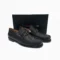 Zegna Black Loafers Ermenegildo Zegna Moccasins Italian Leather Moccasins Luxury Men’s Black Shoes