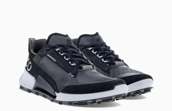 ECCO Biom C4 Black ECCO Golf Shoes Men ECCO Waterproof Golf Sneakers Ecco Biom Golf Black Men’s ECCO Golf Footwear