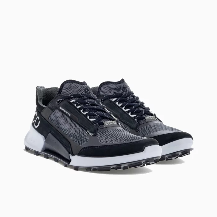 ECCO Biom C4 Black ECCO Golf Shoes Men ECCO Waterproof Golf Sneakers Ecco Biom Golf Black Men’s ECCO Golf Footwear