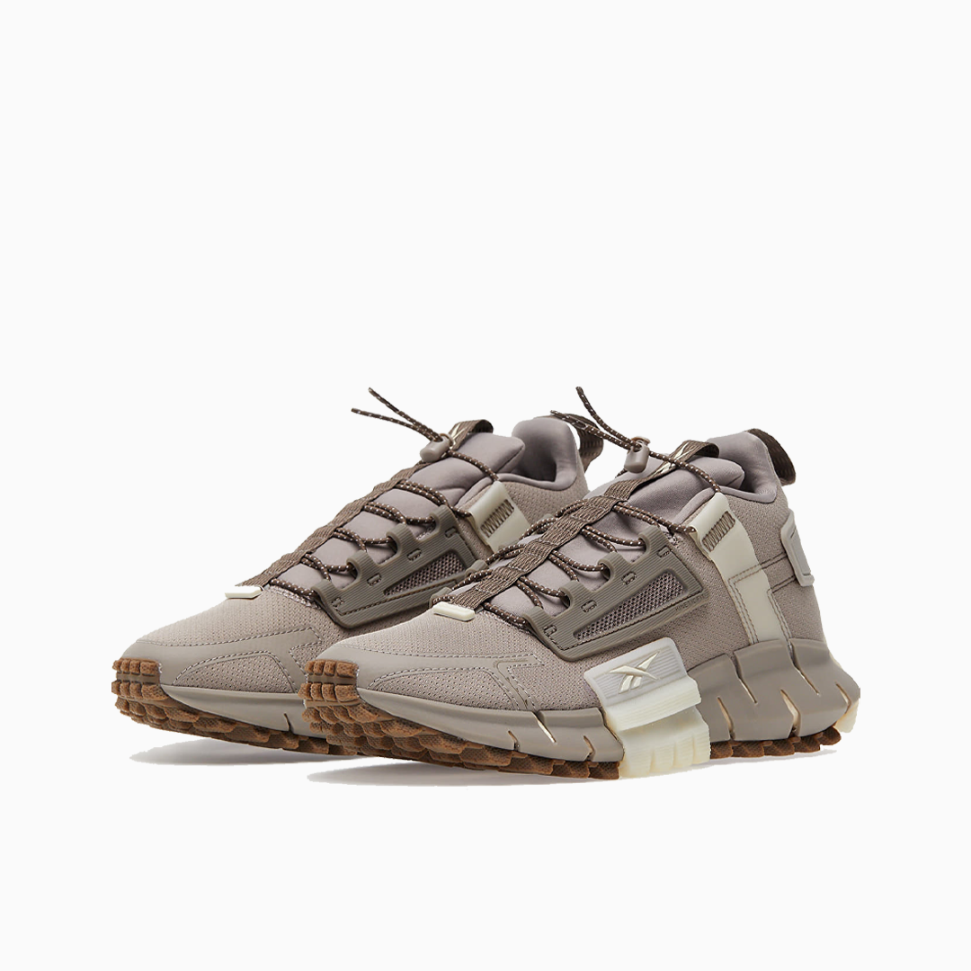 Reebok Zig Kinetica Edge Biege/Gray Shoes - ONLYBRANDSJO