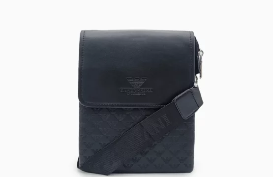 Giorgio Armani Black Leather Shoulder Bag