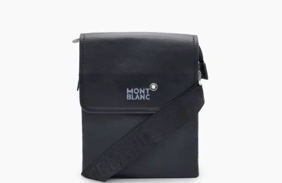 Mont Blanc Brown Leather Shoulder Bag