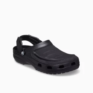Crocs Vista II Men Crocs Leather Look Clogs Crocs Black Clogs Men Crocs Everyday Comfort Shoes