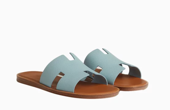 Hermes Izmir Sandal Hermes Izmir Blue Sandal Hermes Izmir Leather Sandal Hermes Izmir Sandals for Men Hermes Blue Leather Sandal