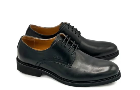 Clarks Black Formal Shoes Calf Leather Dress Shoes Clarks Men’s Lace Up Black Office Shoes Clarks Men’s Leather Business Shoes