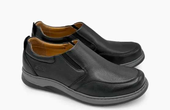 Clarks Gentle Black Slip On Men’s Black Leather Clarks Clarks Office Slip On Shoes Black Smart Casual Clarks Clarks Slip-On Gentle Model