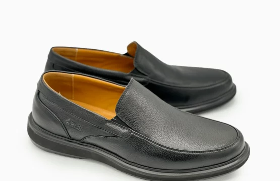 Clarks Black Slip On Shoes Florsheim Leather Slip On Men’s Black Formal Clarks Clarks Office Slip On Shoes Black Leather Business Shoes