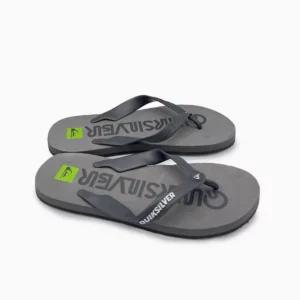 Quiksilver Gray Flip Flops Quiksilver Gray Sandals Quiksilver Thong Sandals Quiksilver Beach Flip Flops