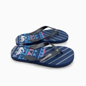 Quiksilver Molokai Panel Sandal Quiksilver Molokai Navy Flip Flops Quiksilver Navy Beach Sandals Quiksilver Thong Sandals