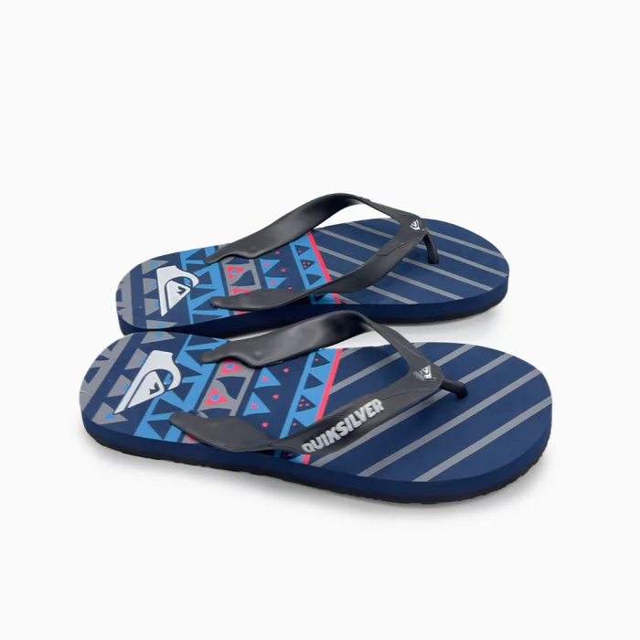 Quiksilver Molokai Panel Sandal Quiksilver Molokai Navy Flip Flops Quiksilver Navy Beach Sandals Quiksilver Thong Sandals