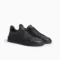 Zegna Triple Stitch Black Zegna Deerskin Sneakers Zegna Black Slip-On Sneakers Luxury Black Leather Sneakers Zegna Designer Footwear
