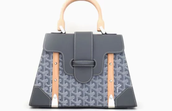 Goyard Saigon PM Handle Bag Grey Ladies Bags