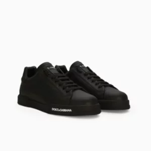 Dolce & Gabbana Portofino Sneakers Dolce & Gabbana Leather Sneakers Italian Designer White Sneakers Dolce & Gabbana Casual Shoes Luxury Leather Sneakers