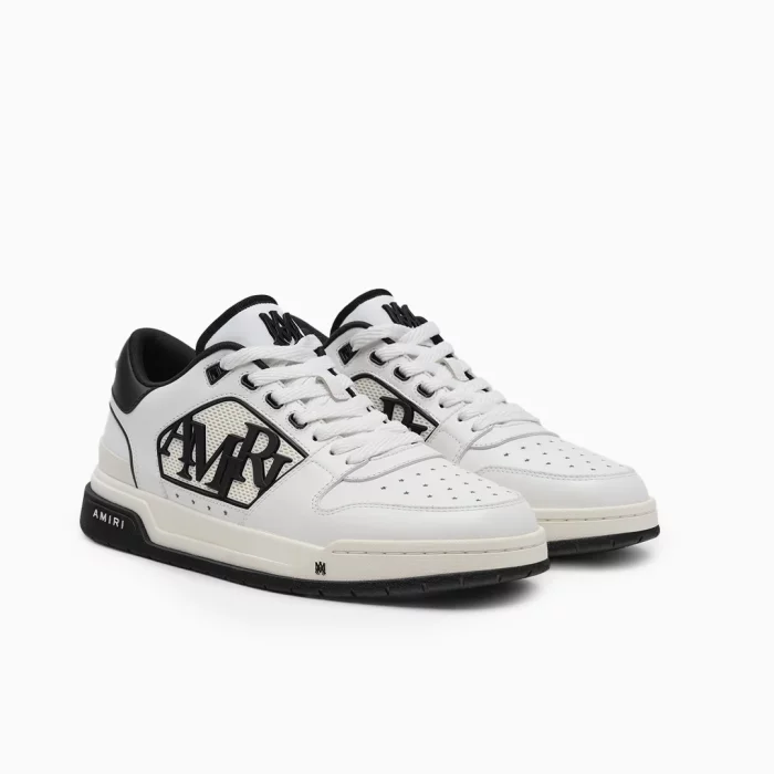 Amiri Classic Low Sneakers Amiri White Black Sneakers Amiri Luxury Sneakers Designer Low Top Sneakers