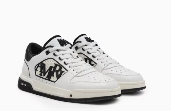 Amiri Classic Low Sneakers Amiri White Black Sneakers Amiri Luxury Sneakers Designer Low Top Sneakers