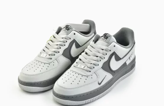 Nike Air Force 1 Jordan Air Force 1 white grey sneakers Nike AF1 double layer shoes Lifestyle Nike sneakers