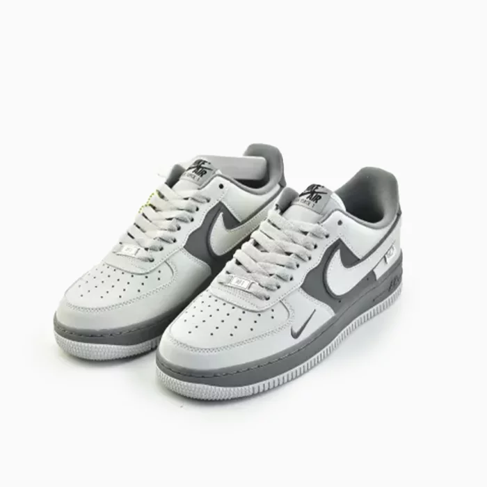 Nike Air Force 1 Jordan Air Force 1 white grey sneakers Nike AF1 double layer shoes Lifestyle Nike sneakers