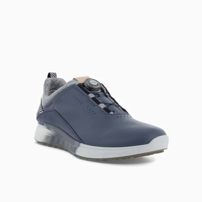 ECCO Navy Golf Shoes ECCO Men’s Golf Footwear Navy ECCO Golf Sneakers Hybrid Golf Shoes Navy ECCO Leather Golf Shoes Navy