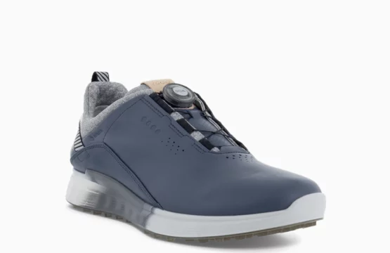ECCO Navy Golf Shoes ECCO Men’s Golf Footwear Navy ECCO Golf Sneakers Hybrid Golf Shoes Navy ECCO Leather Golf Shoes Navy