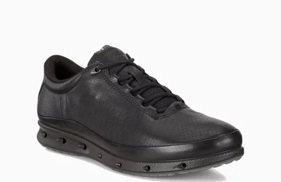 ECCO Cool Black ECCO GORE-TEX Shoes ECCO Waterproof Black Sneakers ECCO Cool Men Shoes Breathable ECCO Black Footwear