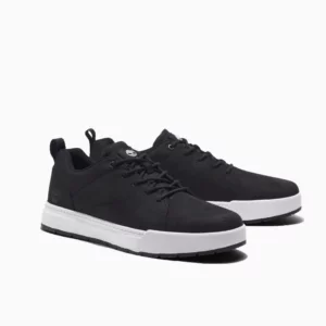 Timberland Black Sneakers Leather Timberland Shoes Timberland Maple Grove Black Timberland Men’s Lifestyle Shoes Black Timberland Casual Sneakers