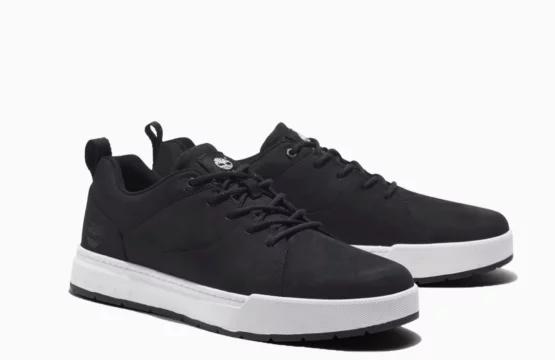 Timberland Black Sneakers Leather Timberland Shoes Timberland Maple Grove Black Timberland Men’s Lifestyle Shoes Black Timberland Casual Sneakers