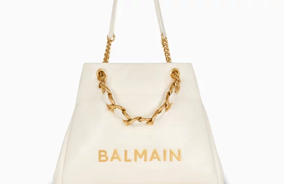 Balmain Metallic Small 1945 Soft Bag