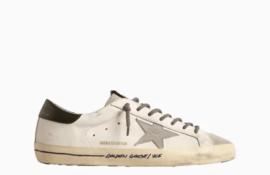 Golden Goose LTD Edition Golden Goose Croc Star Sneakers Golden Goose Green Heel Tab Super-Star LTD Leather Sneakers Golden Goose Designer Sneakers