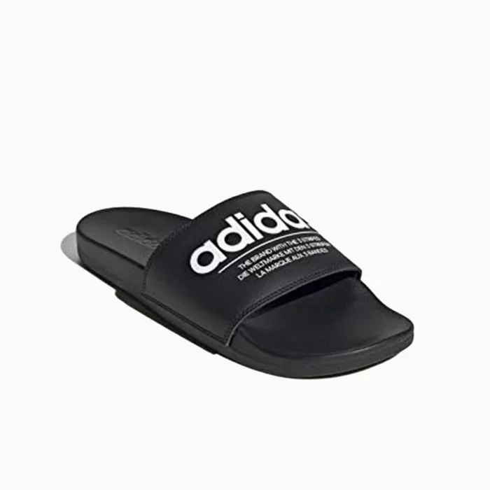 Adilette Comfort Slides Black adidas Black Slides Adilette Cloudfoam Slides adidas Unisex Slides Black adidas Comfort Sandals