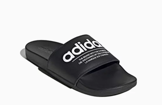 Adilette Comfort Slides Black adidas Black Slides Adilette Cloudfoam Slides adidas Unisex Slides Black adidas Comfort Sandals