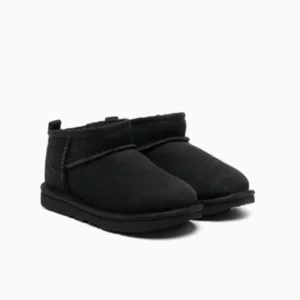 UGG Ultra Mini Jordan UGG black suede boots UGG women’s ankle boots Lifestyle UGG footwear UGG short winter boots