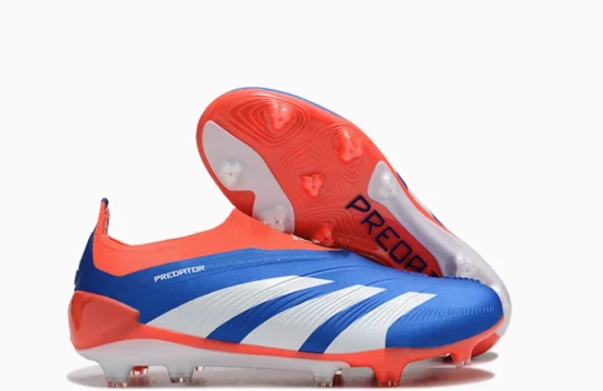 Adidas Blue Red football boots

Adidas laceless Predator soccer cleats

Adidas Predator FG collection

Adidas firm ground professional boots