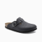 Birkenstock Boston Black Leather Boston Oiled Leather Black Birkenstock Black Clogs Boston Leather Slip-On Black Leather Birkenstock Boston