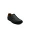 Clarks Side Elastic Shoes Men’s Black Slip-On Leather Clarks Office Shoes Black Smart Casual Shoes
