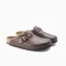 Boston Grip Roast Brown Birkenstock Boston Vintage Leather Birkenstock Grip Outsole Clogs Boston Roast Brown Leather Birkenstock Leather Clog Men Women