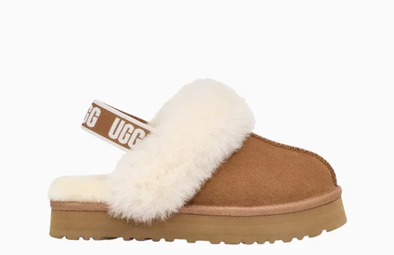 UGG Funkette Jordan UGG platform slippers UGG brown suede boots UGG women’s platform shoes Lifestyle UGG footwear