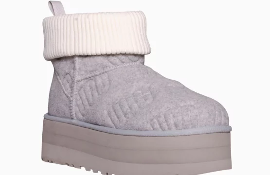 UGG platform boots Jordan UGG gray mini boots UGG Classic Mini women’s Lifestyle UGG platform UGG wool-lined boots