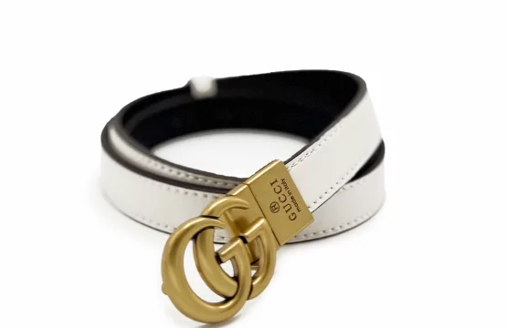 Gucci GG Reversible Doubleface White Belt