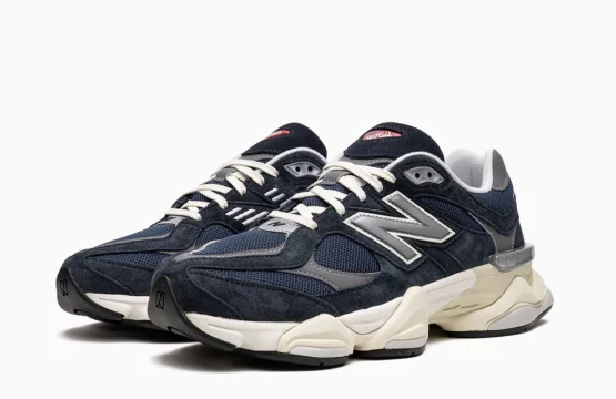 New Balance 9060 navy blue lifestyle New Balance 9060 men sneakers New Balance 9060 ABZORB SBS cushioning New Balance 9060 retro-futuristic sneakers New Balance 9060 lifestyle shoes New Balance 9060 navy tone
