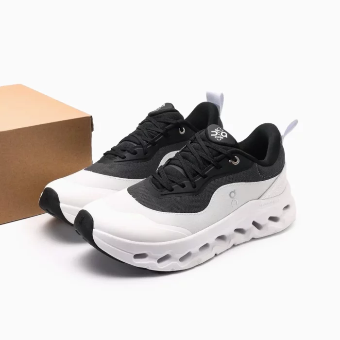 On Running Loewe women Loewe Cloudtilt women Jordan Designer On Running shoes Black and white Loewe sneakers Luxury women’s lifestyle sneakers