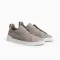 Zegna Triple Stitch Grey Light Grey Zegna Sneakers Zegna Slip-On Leather Sneakers Designer Grey Sneakers for Men Zegna Luxury Footwear