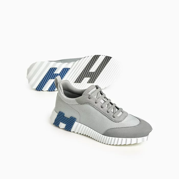 Hermes Bouncing Sneakers Hermes Grey Sneakers Hermes Luxury Sneakers Hermes Casual Footwear Designer Sport Sneakers