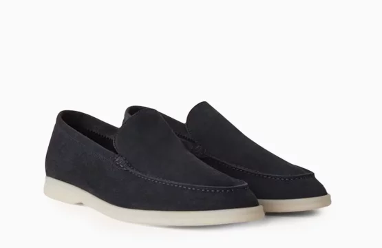 Loro Piana Summer Walk Loafers Loro Piana Black Suede Loafers Loro Piana Men Loafers Luxury Suede Loafers Men